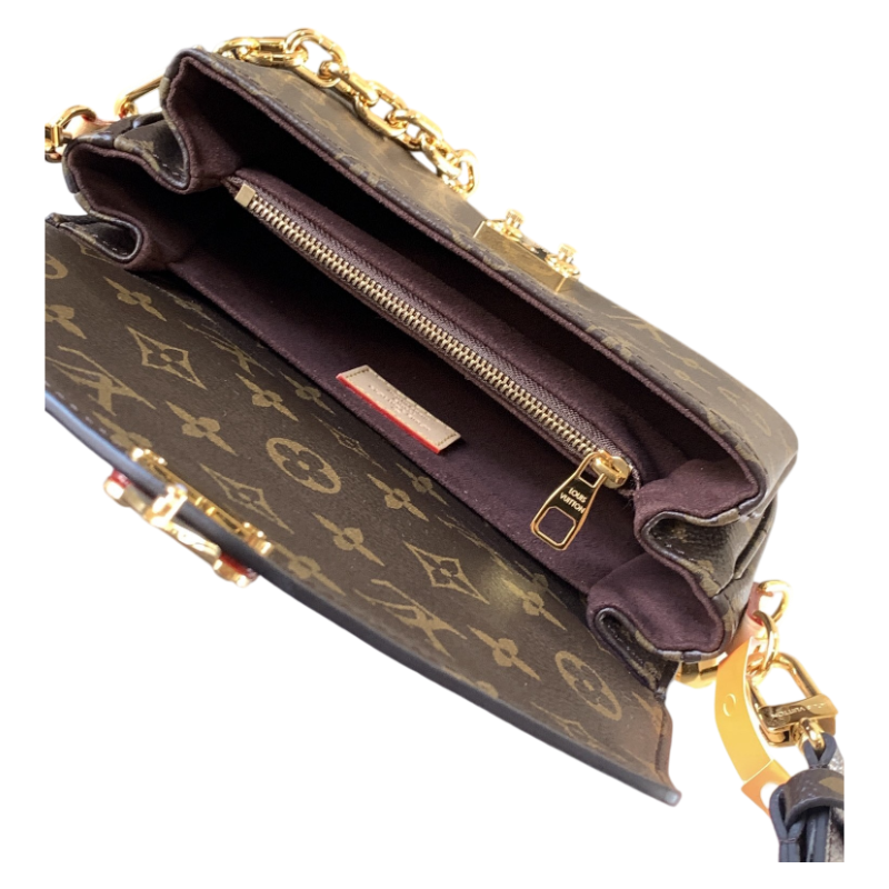 monogram messenger bag