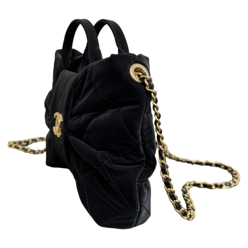 25K Small Bow Handbag – Black Velvet